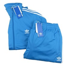 Adidas Originals Firebird Track Pants Jacket Jump Suit Men's Size Large Blue NEW