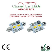 2x 6v Self Flashing 36mm