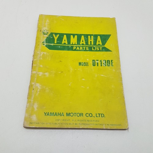 Yamaha motorbike dt100e - motorbike,
