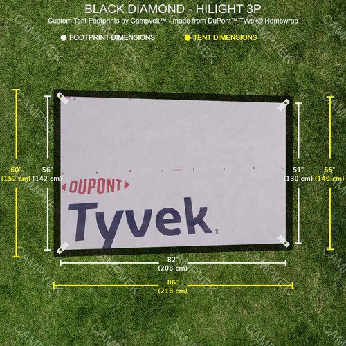 Tyvek footprint for the - tyvek,