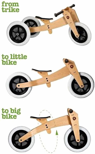 Wishbone wooden convertible - wooden,