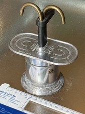 Original Bialetti 2 Tazza/Cup Espresso Coffee Maker Vintage Percolator Moka Pot