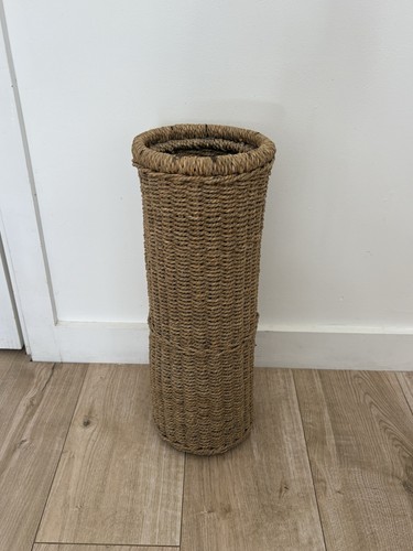 Vintage wicker umbrella - wicker,