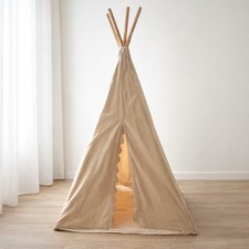 Kids Canvas Teepee Tent Play