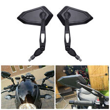 Motorcycle Folding Rearview Wing Mirrors 10mm For Yamaha Honda Suzuki  Kawasaki