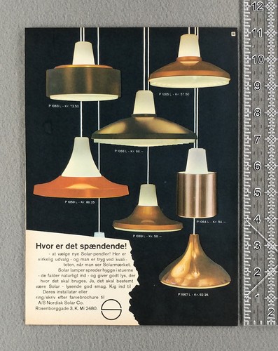 1963 nordisk solar pendant - nordisk,