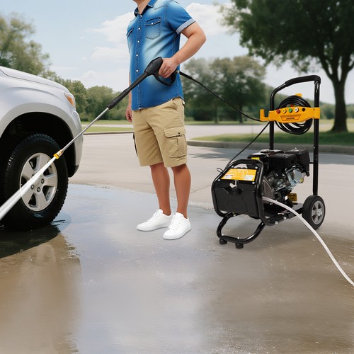 Petrol pressure washer garden - petrol,