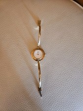  Ladies Gucci  Gold 11/12. 2  . Changeable Bezel Watch Vintage SPARES REPAIR ...