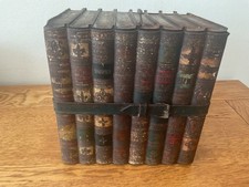  VINTAGE HUNTLEY&PALMERS “LIBRARY”BOOKS SHAPED BISCUIT TIN Circa early 1900's