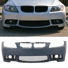 Fits BMW 3 Series E90 E91 Front Bumper M3 Sport Look Fog Grilles Saloon Touring