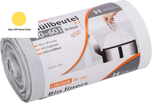 Litre bin liners - 50-60,