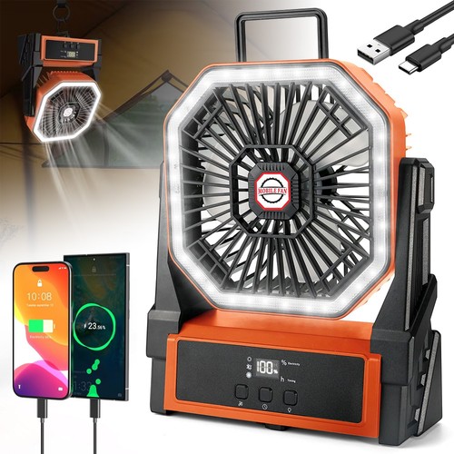 Camping fan 10000mah tent - camping,