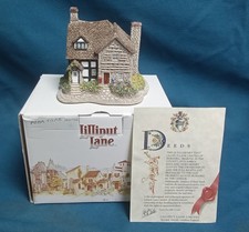 Lilliput Lane Pear Tree House -  includes box and deeds