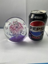 Large bubble art glass