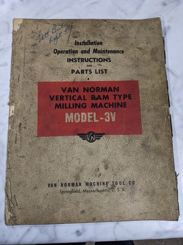 Van norman machine model - van,