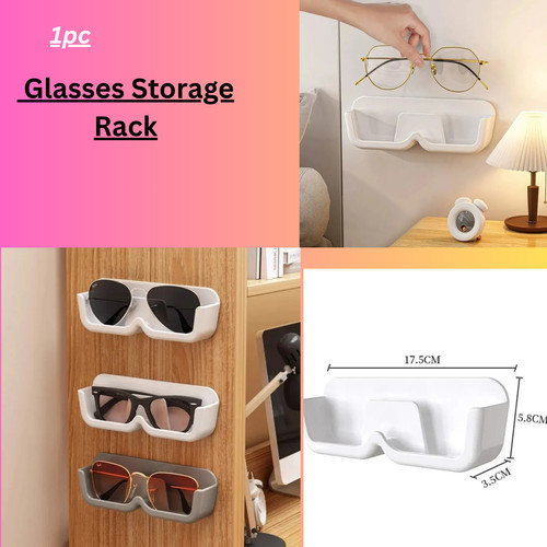 1pc glasses storage - rack, wall