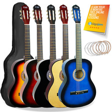 Classical Guitar Full 4/4 Size with Nylon Strings & Bag - 3rd Avenue