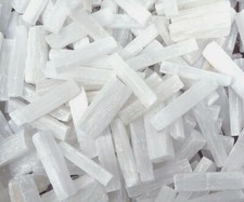 Selenite Wands 5cm Crystal Wands/Sticks- 100g, 200g, 500g & 1kg Satin Spar