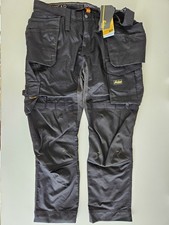Snickers 6241 AllroundWork Stretch Trousers Size 108 38w 30l Black