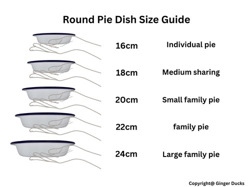 Falcon enamel round pie dish - round,