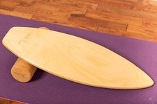PRO 11 Wooden Balance Board with Cork Roller Helps Stabilty and core Training
