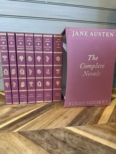 Jane Austen Set of 7 Folio Society Books in Slipcase - The Complete Works