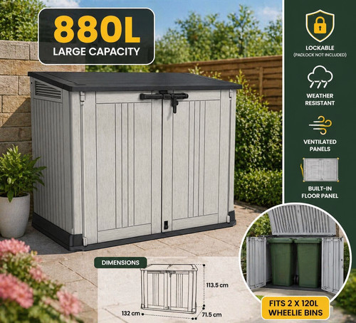 Large storage shed keter - storage,