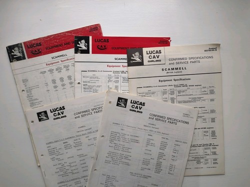 Scammell lucas parts - scammell,