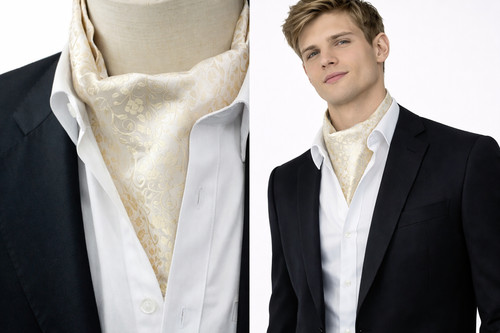 Men cravat ascot tie - cravat,