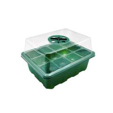 1/10 Pack Holes Seed Starter Trays Grow Trays Plant Germination Box Lid Mini