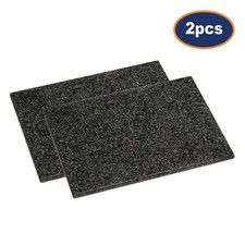 2pcs Black Speckled Granite Worktop Saver Paddle Cutting Slicing Chopping Board