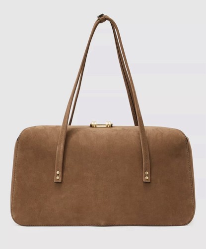 Reiss suede bowling - suede, bag