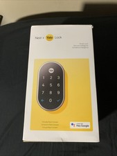 Google Nest x Yale Lock - Tamper-Proof Smart Wifi Bluetooth Deadbolt Lock YRMTH1