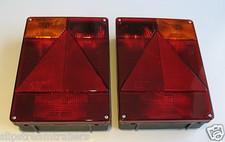2 RADEX 6800 REAR TRAILER LIGHT LAMP FIT TO INDESPENSION IFOR WILLIAMS BRENDRUP