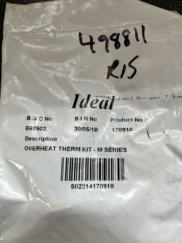 Ideal overheat thermostat - ideal,