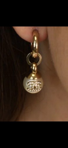 Chanel pearl drop earrings - drop, cc