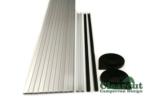 Campervan silver tambour door - silver,