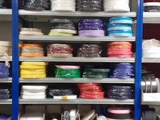 ACRYLIC COTTON BLEND HERRINGBONE TAPE WEBBING APRON BUNTING 25mm & 38mm x 50m