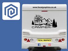 Camper Mountain Wood Vinyl