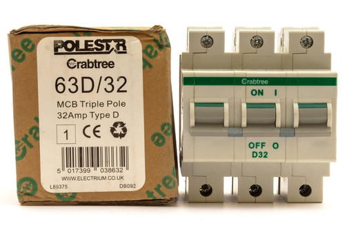 Crabtree polestar 63d 32a - 32a, d
