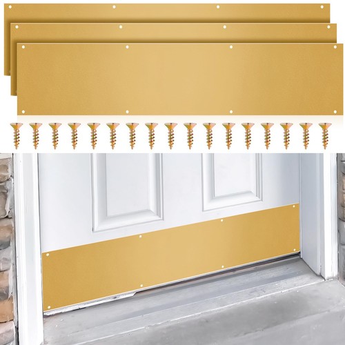 Pcs 6x32 aluminum door kick - 6x32",