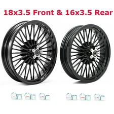 18X3.5 16X3.5 Fat Spoke Wheels Rims for Harley Softail Fat Boy Deluxe Springer