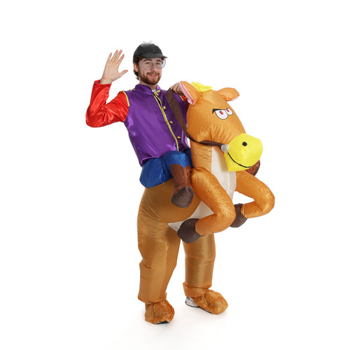 Inflatable horse riding - riding, fancy