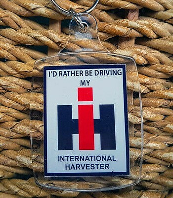 Tractor keyring i d - keyring., "i'd