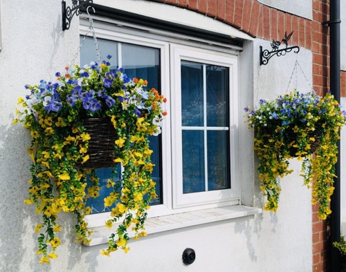 Artificial hanging baskets - artificial,