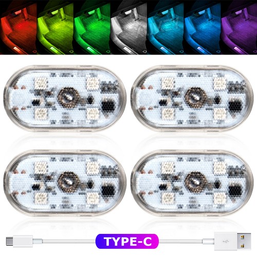 Multicolor car interior - 4x,