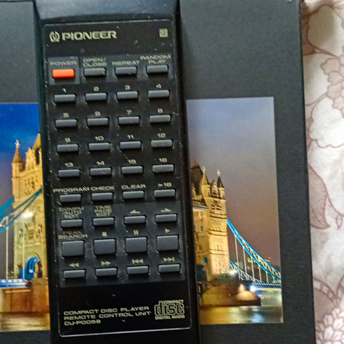 Pioneer pd0059 black - cu-pd0059, remote