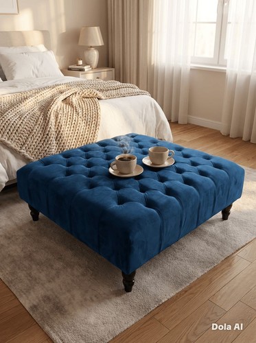 Chesterfield ottoman footstool - chesterfield,