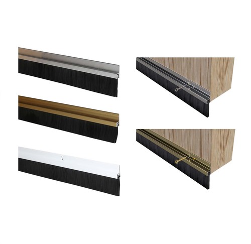 Metal door draught excluder - metal,