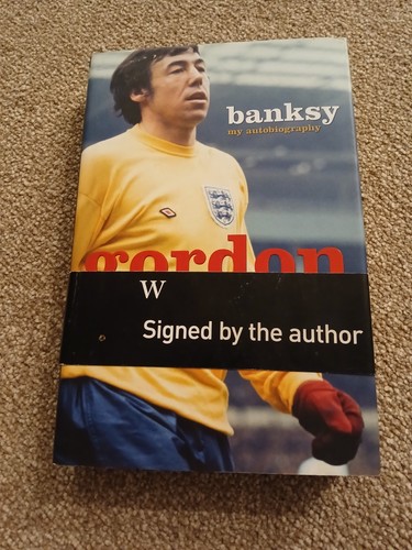 Banksy gordon banks signed - by,